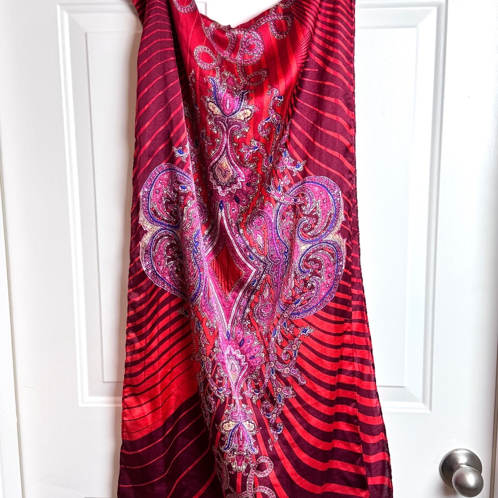 Ladies Echo New York Paisley Scarf 72" x 20"